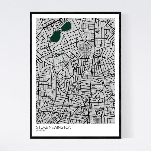 Map of Stoke Newington, London