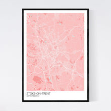 Load image into Gallery viewer, Stoke-on-Trent City Map Print
