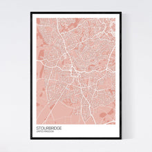 Load image into Gallery viewer, Stourbridge City Map Print