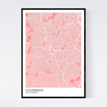 Load image into Gallery viewer, Stourbridge City Map Print