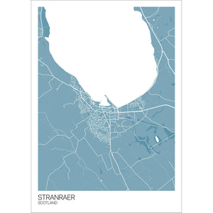 Map of Stranraer, Scotland