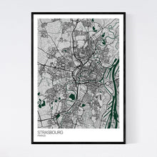 Load image into Gallery viewer, Strasbourg City Map Print
