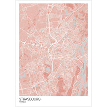 Load image into Gallery viewer, Map of Strasbourg, France