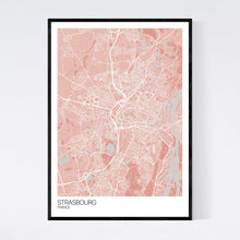 Load image into Gallery viewer, Map of Strasbourg, France