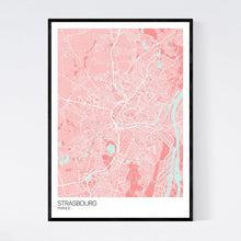 Load image into Gallery viewer, Strasbourg City Map Print