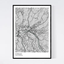 Load image into Gallery viewer, Stroud City Map Print