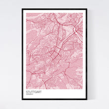 Load image into Gallery viewer, Stuttgart City Map Print