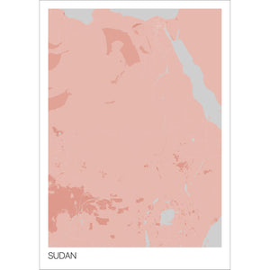 Map of Sudan, 