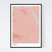 Load image into Gallery viewer, Map of Sudan, 