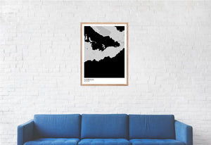 Map of Sumbawa, Indonesia