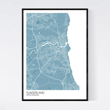 Load image into Gallery viewer, Sunderland City Map Print