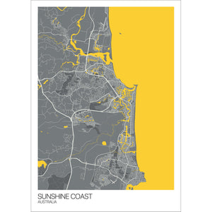 Map of Sunshine Coast, Australia