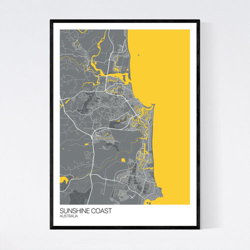 Map of Sunshine Coast, Australia