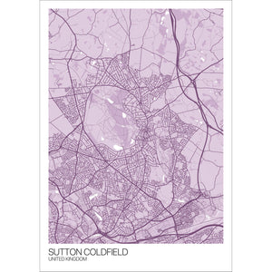 Map of Sutton Coldfield, United Kingdom