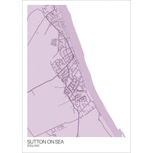 Load image into Gallery viewer, Map of Sutton on Sea, England