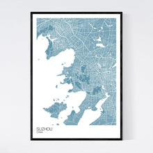 Load image into Gallery viewer, Suzhou City Map Print