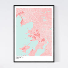 Load image into Gallery viewer, Suzhou City Map Print