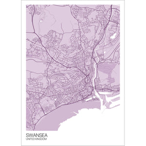 Map of Swansea, United Kingdom