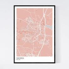 Load image into Gallery viewer, Swords City Map Print