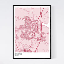 Load image into Gallery viewer, Swords City Map Print