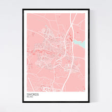 Load image into Gallery viewer, Swords City Map Print