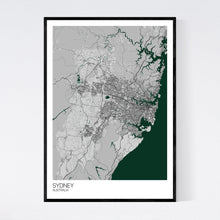 Load image into Gallery viewer, Map of Sydney, Australia