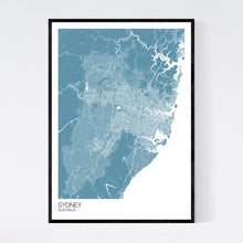 Load image into Gallery viewer, Sydney City Map Print