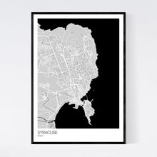 Load image into Gallery viewer, Syracuse City Map Print