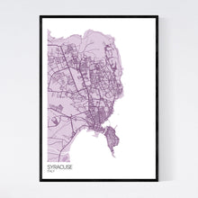 Load image into Gallery viewer, Syracuse City Map Print