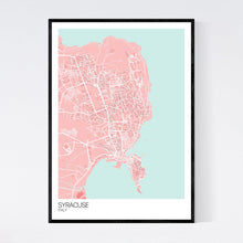 Load image into Gallery viewer, Syracuse City Map Print
