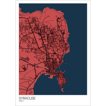 Load image into Gallery viewer, Map of Syracuse, Italy