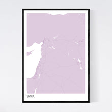Load image into Gallery viewer, Syria Country Map Print