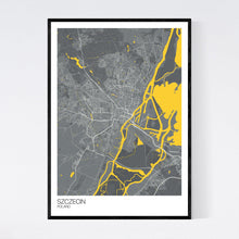 Load image into Gallery viewer, Szczecin City Map Print