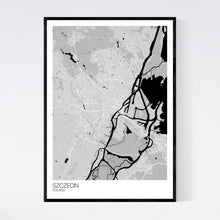 Load image into Gallery viewer, Szczecin City Map Print