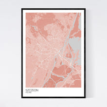 Load image into Gallery viewer, Szczecin City Map Print