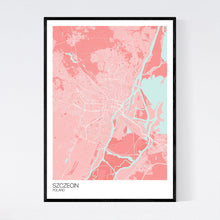 Load image into Gallery viewer, Szczecin City Map Print
