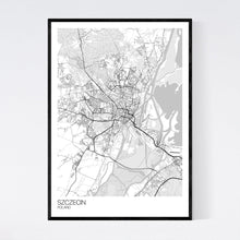 Load image into Gallery viewer, Szczecin City Map Print