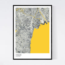 Load image into Gallery viewer, Taguig City Map Print