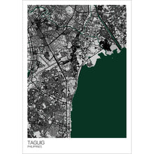 Load image into Gallery viewer, Map of Taguig, Philippines