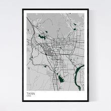 Load image into Gallery viewer, Tai&#39;an City Map Print