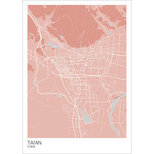 Load image into Gallery viewer, Map of Tai&#39;an, China