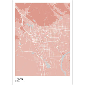 Map of Tai'an, China