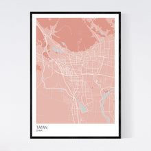 Load image into Gallery viewer, Map of Tai&#39;an, China