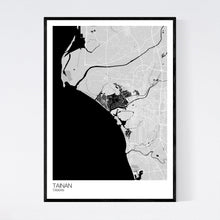 Load image into Gallery viewer, Tainan City Map Print