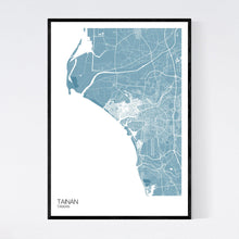 Load image into Gallery viewer, Tainan City Map Print