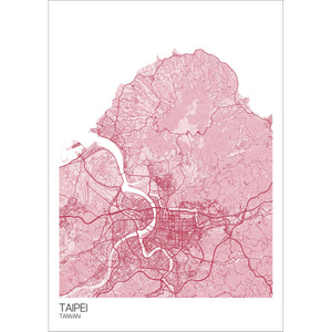 Map of Taipei, Taiwan