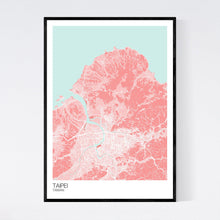 Load image into Gallery viewer, Taipei City Map Print