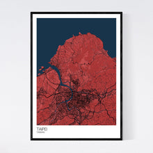 Load image into Gallery viewer, Taipei City Map Print