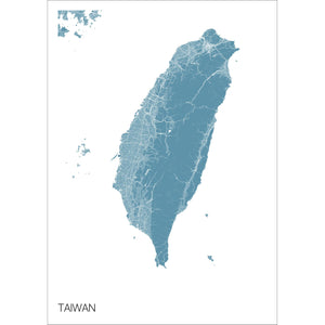 Map of Taiwan, 