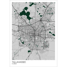 Load image into Gallery viewer, Map of Tallahassee, Florida